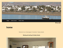 Tablet Screenshot of lacolina-lanzarote.de
